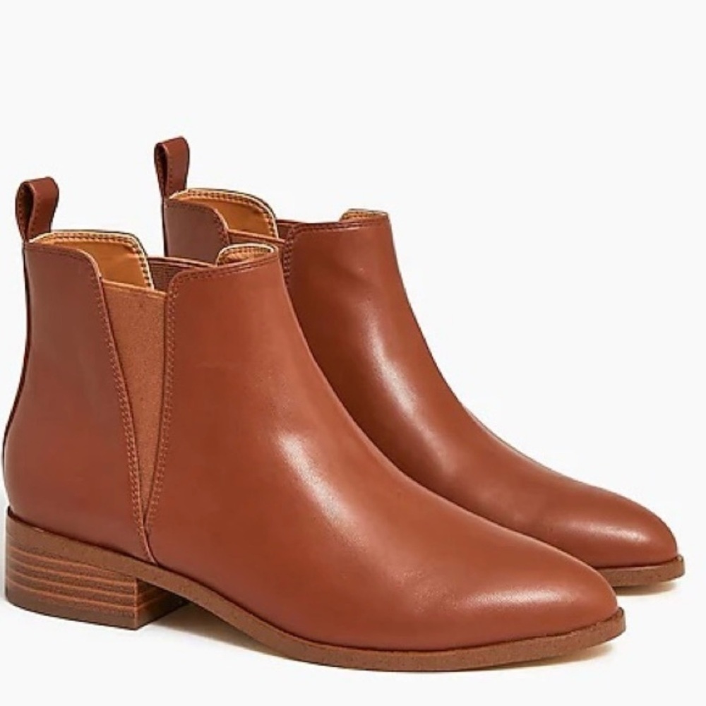 J. Crew Brown Chelsea Boots - Never worn